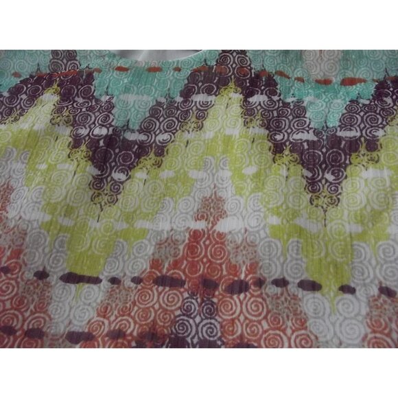 American Rag Dress Womens Size Medium pullover v-neck lightweight cap sleeve - Picture 7 of 13